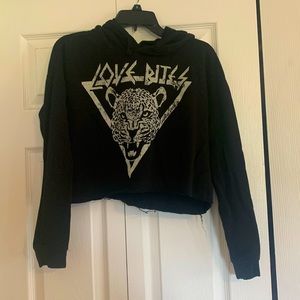 Country Deep cropped hoodie